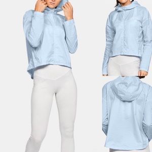 Under Armour UA Hybrid Woven Hoodie Jacket Blue